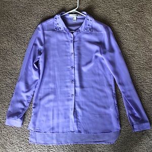 Lavender Studded Top